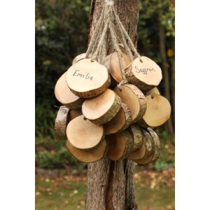 Hanging Natural Wipe Clean Tags - Set of 30