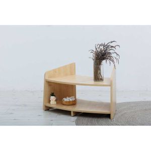 Shire - Open Half Curved Shelving Unit - 45cm