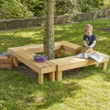 Seat Around Bench Set - Set of 4