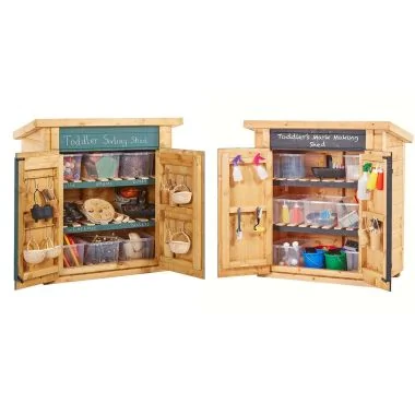 Curriculum Shed - Compact Maths and Mark Making Sheds - Set of 2
