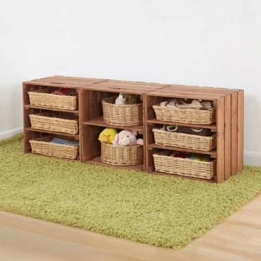 Medium Crate Shelving Set - 3 Piece Set