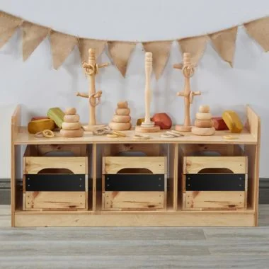Medio Wooden Storage Crate